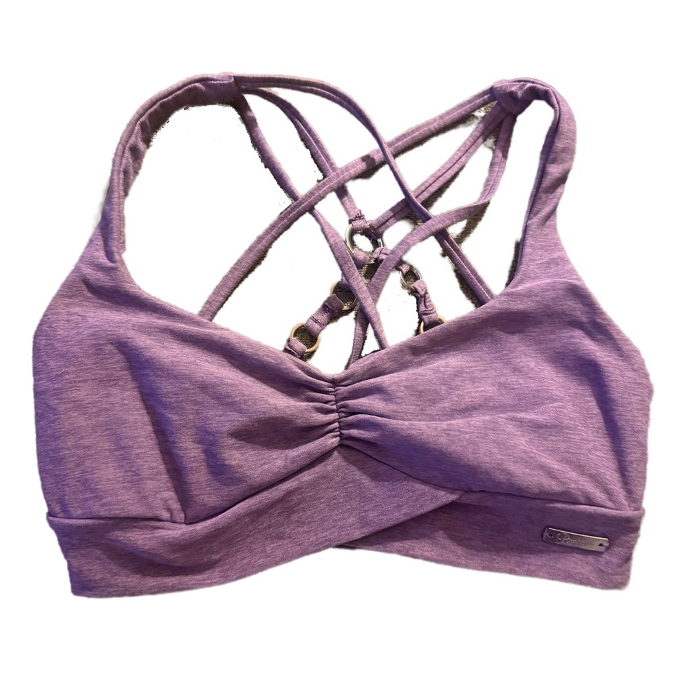 Bombshell Sportswear Angel Sports Bra Purple Violet